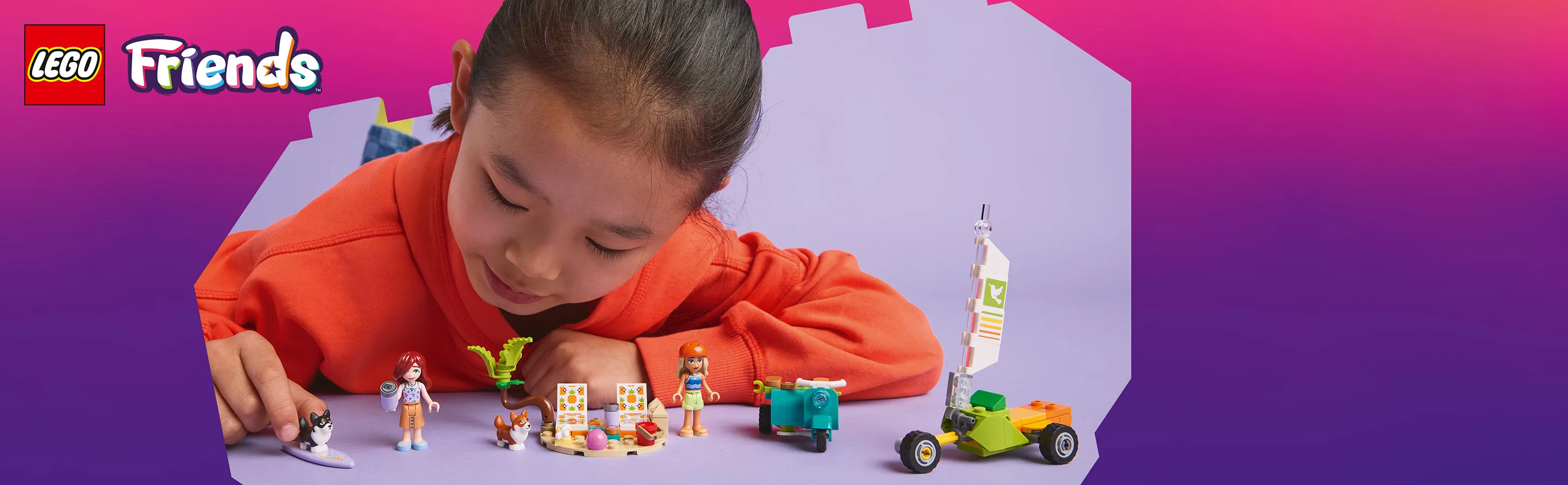 LEGO Friends Surfing Dogs and Scooter Adventure 42641