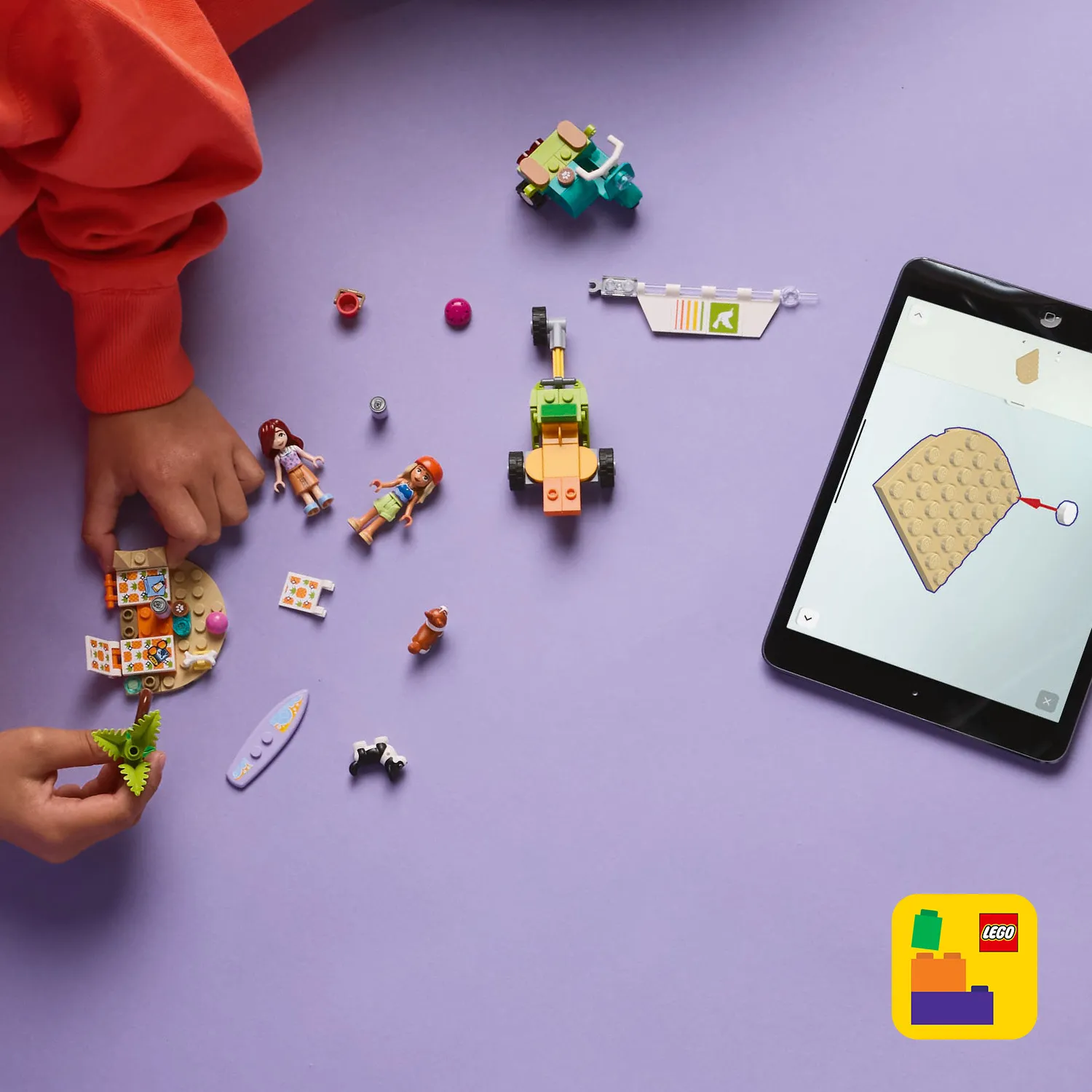 LEGO Friends Surfing Dogs and Scooter Adventure 42641