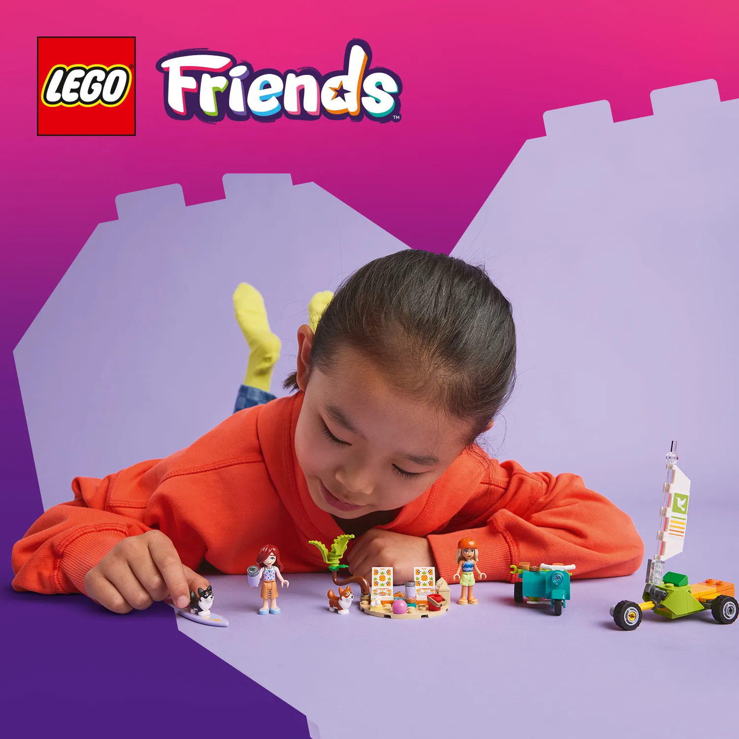 LEGO Friends Surfing Dogs and Scooter Adventure 42641