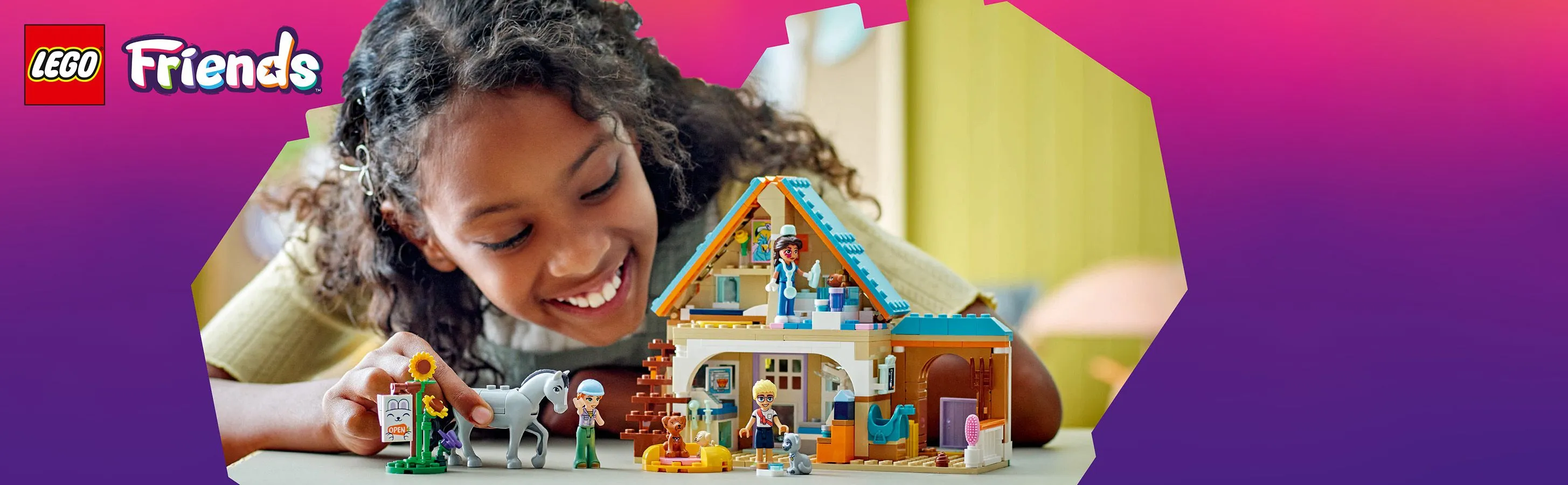 LEGO Friends H&auml;st- och husdjursklinik 42651