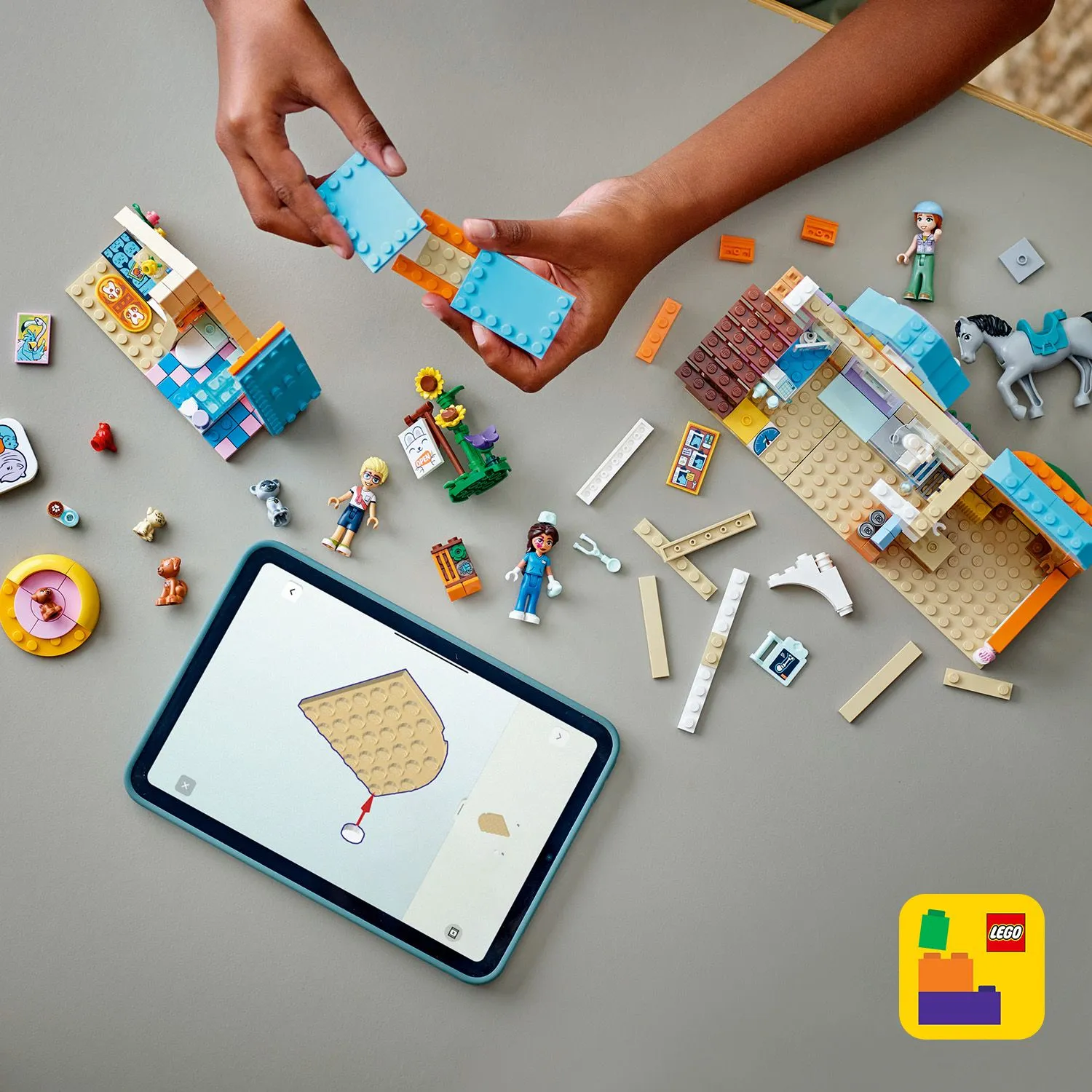 LEGO Friends H&auml;st- och husdjursklinik 42651