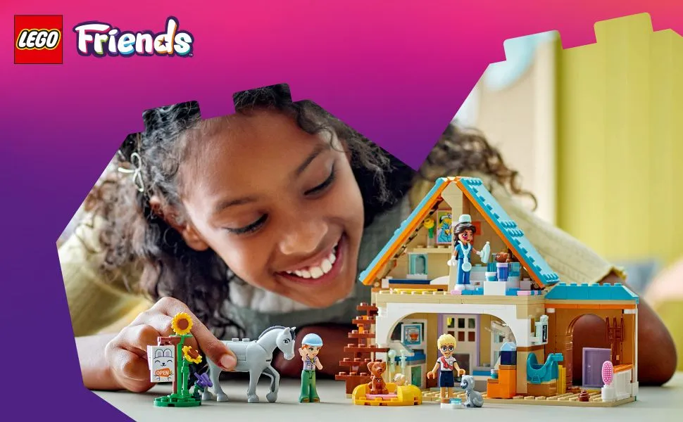 LEGO Friends H&auml;st- och husdjursklinik 42651