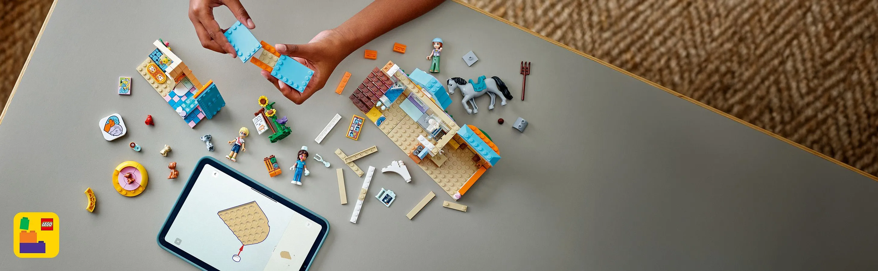 LEGO Friends H&auml;st- och husdjursklinik 42651