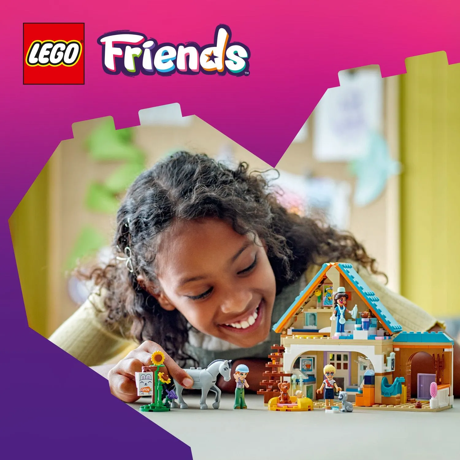 LEGO Friends H&auml;st- och husdjursklinik 42651