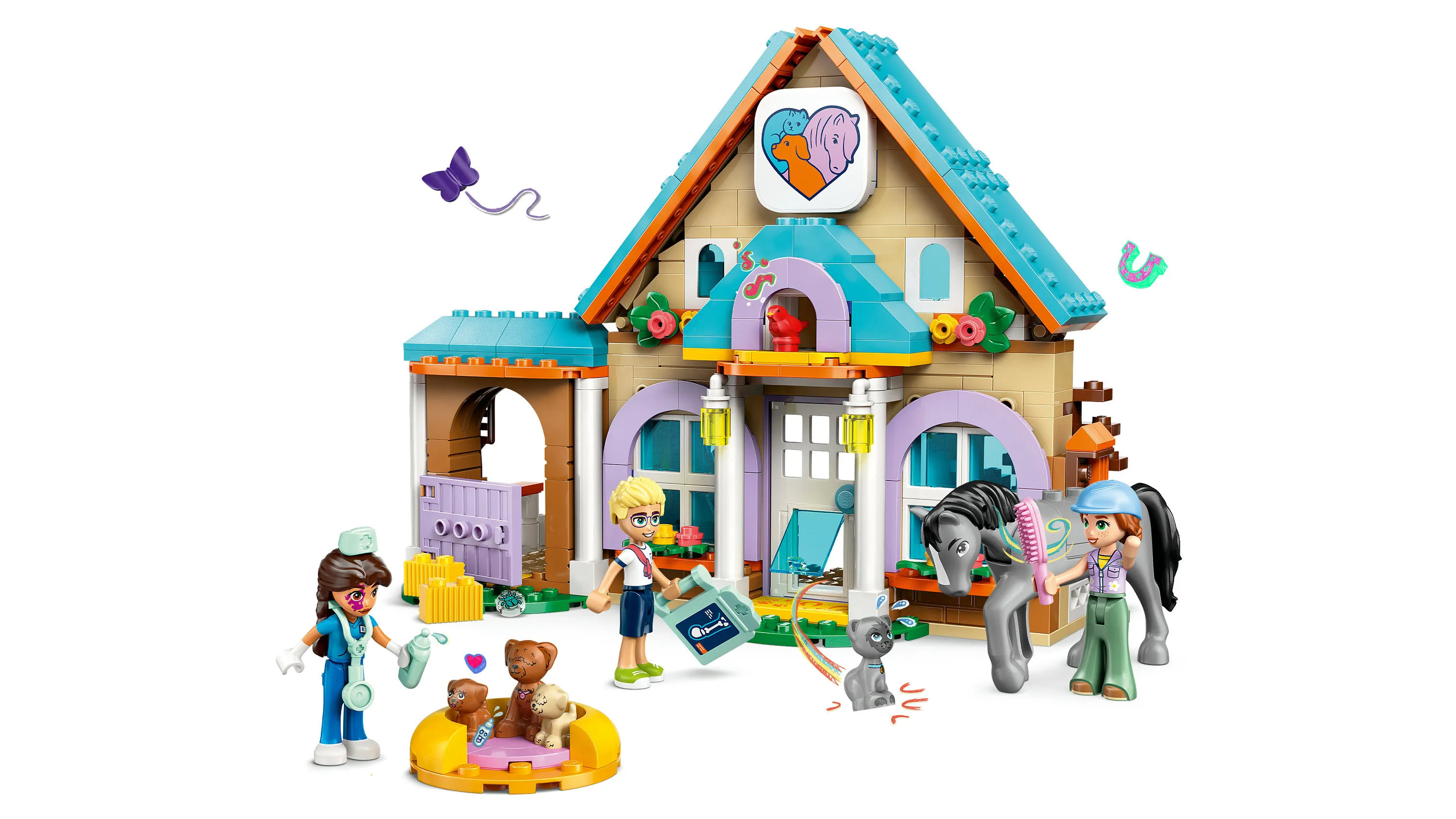 LEGO Friends H&auml;st- och husdjursklinik 42651