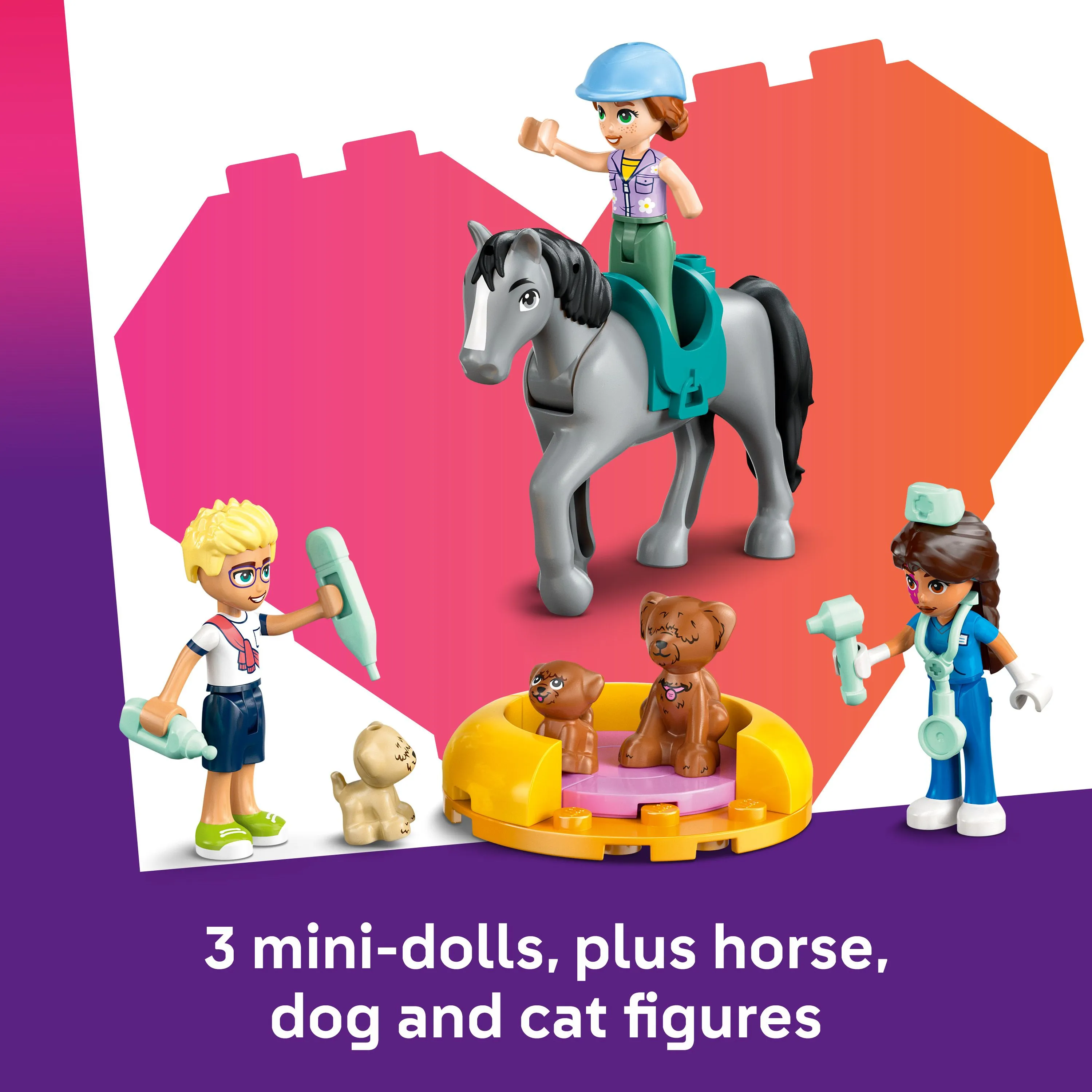 LEGO Friends H&auml;st- och husdjursklinik 42651