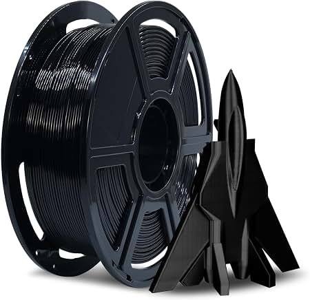 ELEGOO Rapid PETG 1.75 mm, 1 kg 3D-skrivarfilament, svart