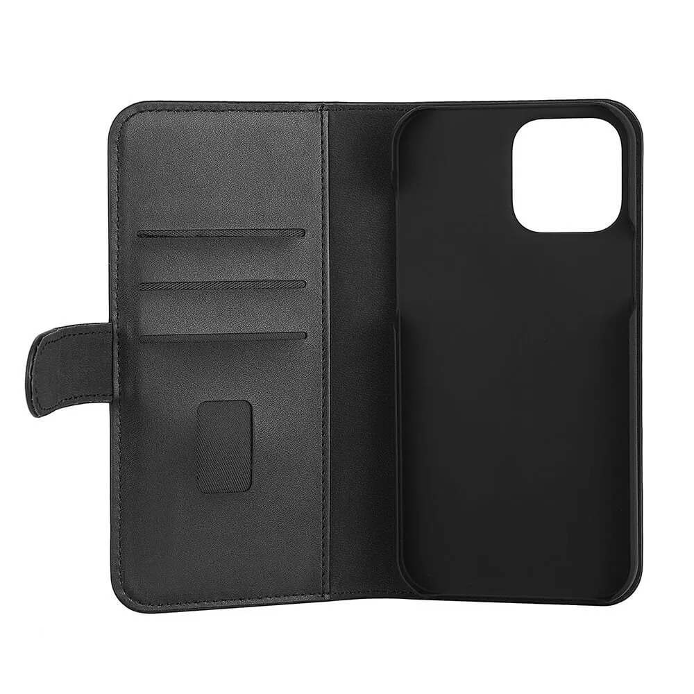 GEAR Wallet, iPhone 13 Pro Max - 2-in-1 lompakkokotelo, Musta