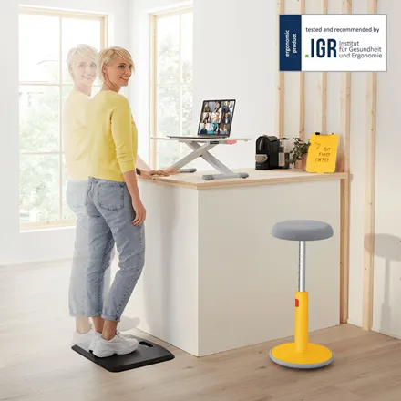 Leitz Ergo Cosy s&auml;&auml;dett&auml;v&auml; ty&ouml;p&ouml;yt&auml; harm