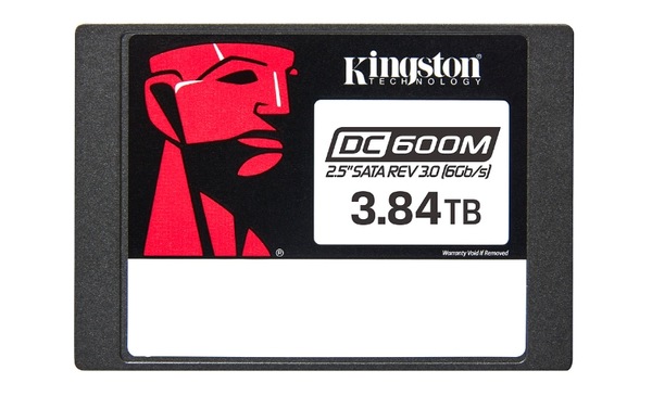 Kingston DC600M 3840GB 2.5" SATA SSD, Black