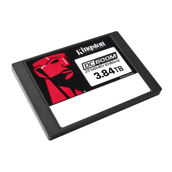 Kingston DC600M 3840GB 2.5" SATA SSD, Black