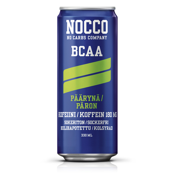 NOCCO P&auml;&auml;ryn&auml; &ndash; BCAA energiajuoma 330 ml 24-pack