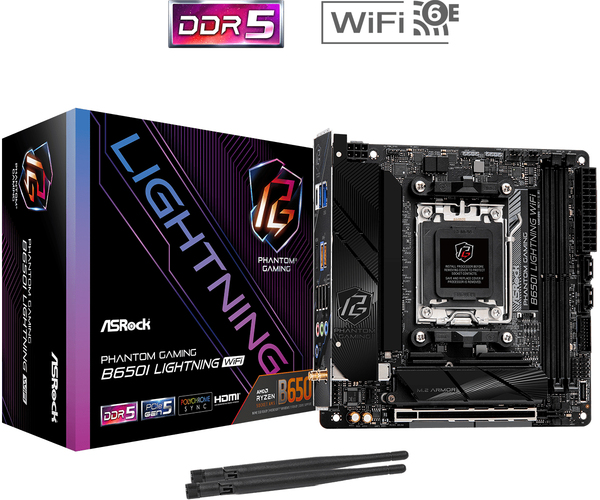 ASRock B650I Lightning WiFi Mini-ITX-emolevy