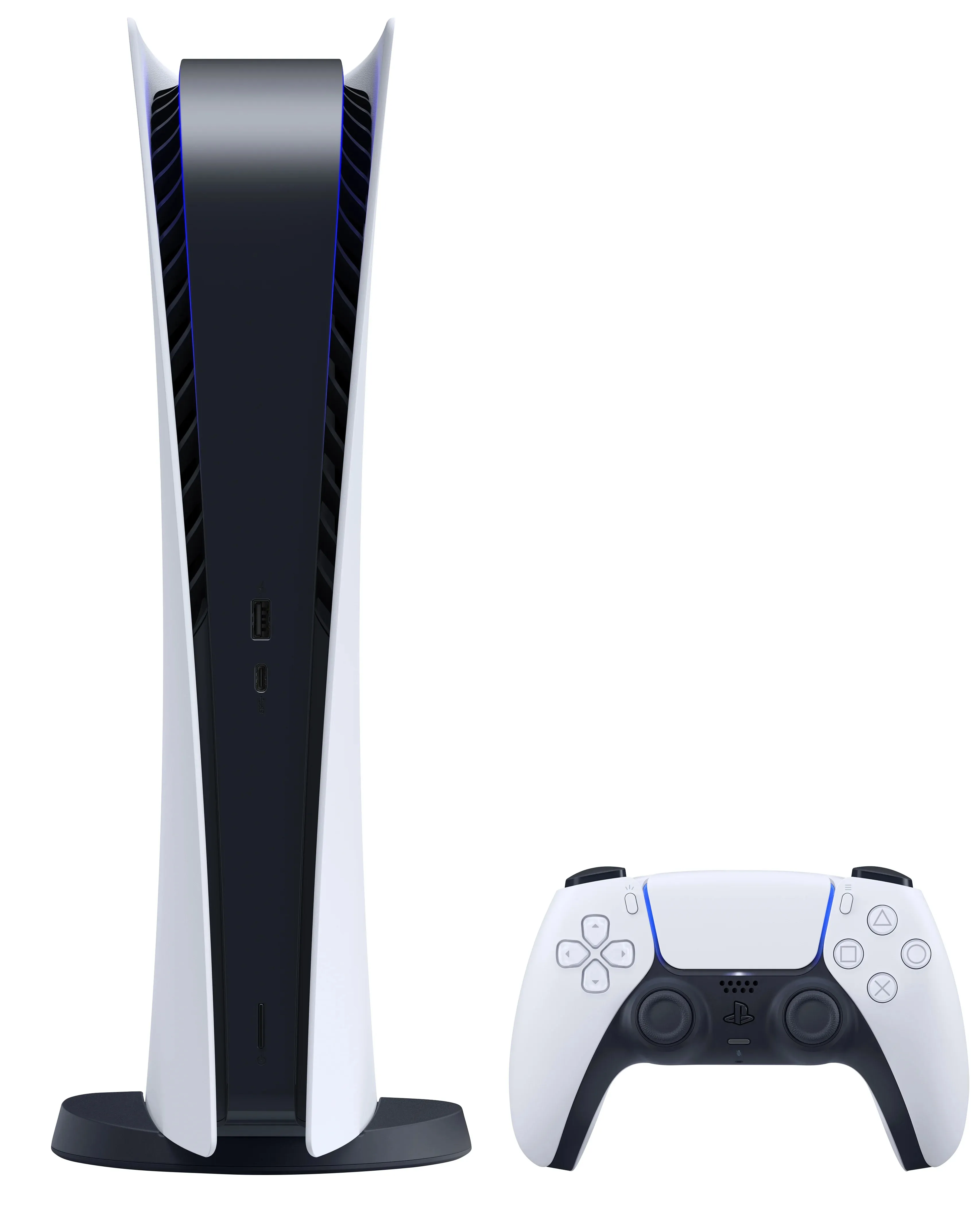 Sony Sony PlayStation 5 Digital Edition, game console (white/black, C-chassis)
