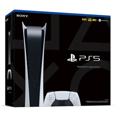 Sony Sony PlayStation 5 Digital Edition, game console (white/black, C-chassis)