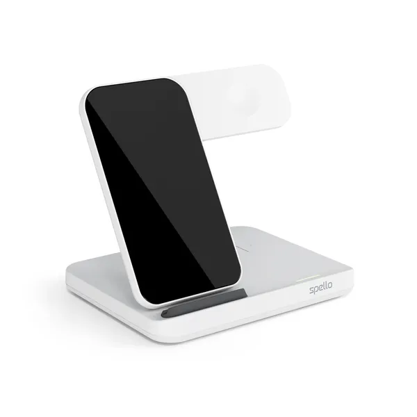 Spello 3in1 Wireless Charging Stand for Samsung - white