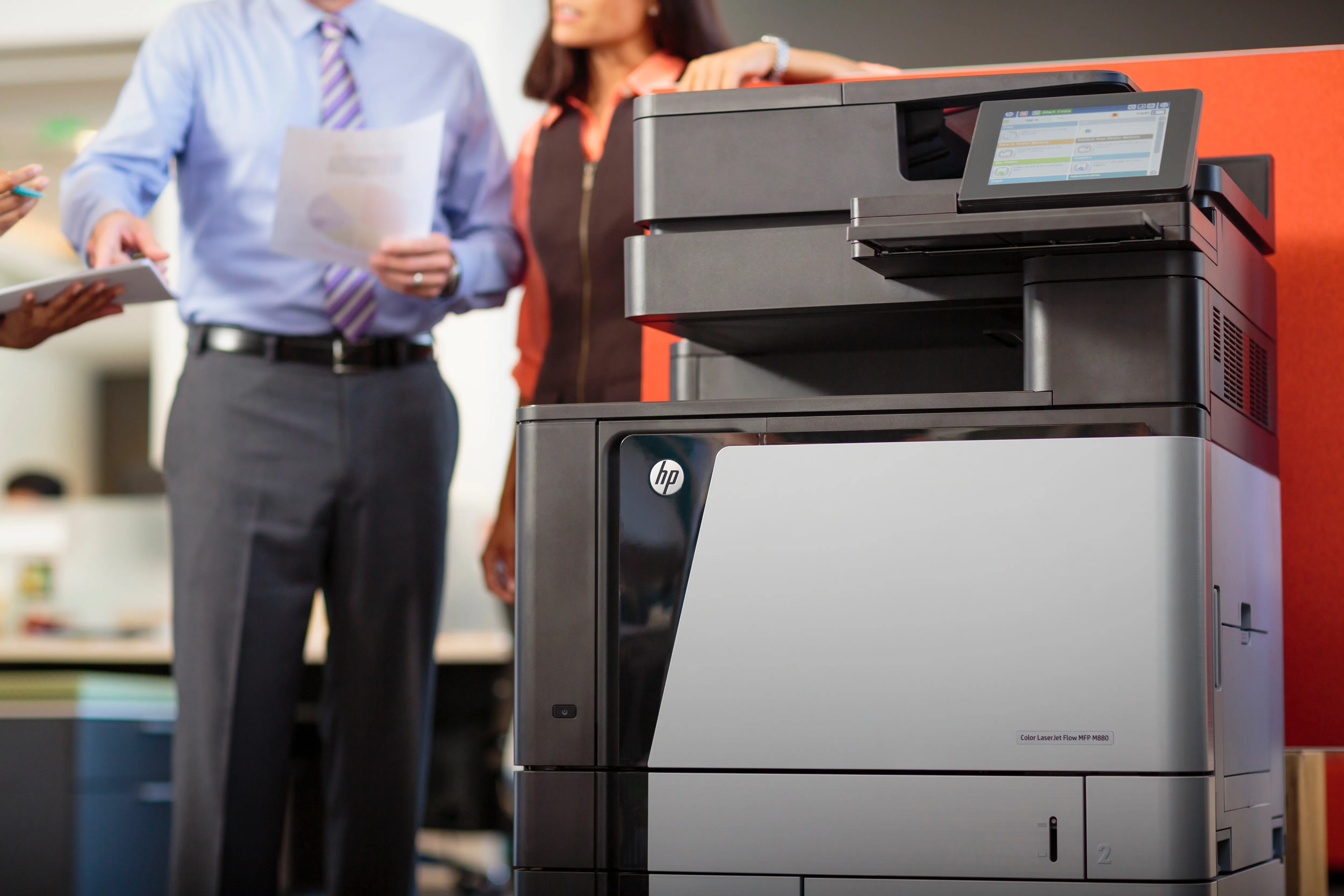 HP LaserJet Enterprise Flow MFP M880z Duplex, LAN, A3 - f&auml;rglaserskrivare