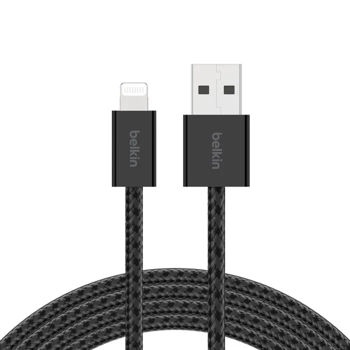 Belkin USB-A to Lightning cable, 1.5 m, Black, 2 pcs