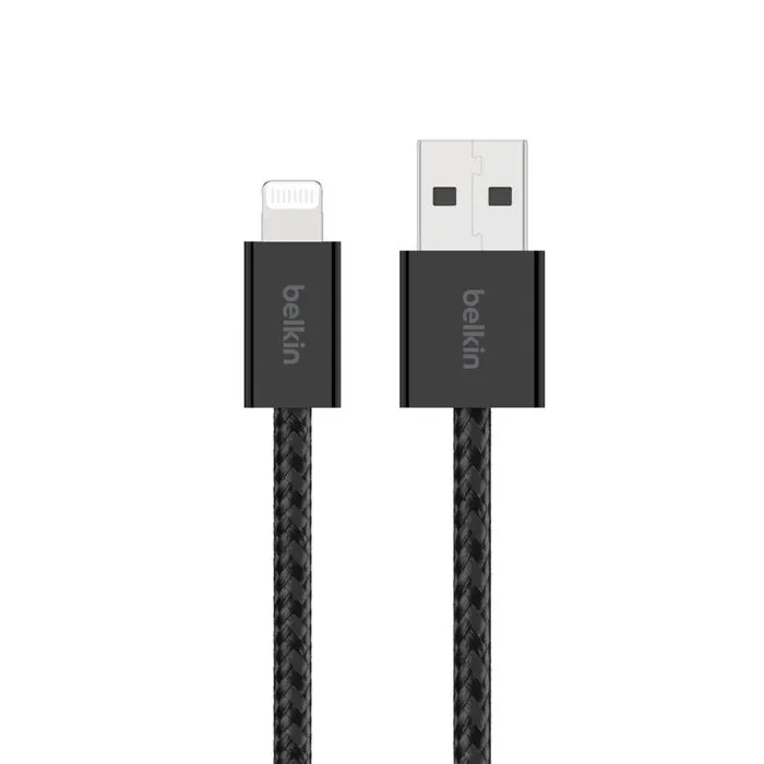 Belkin USB-A to Lightning cable, 1.5 m, Black, 2 pcs