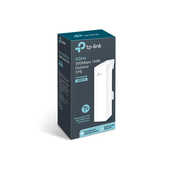 TP-Link Outdoor 5GHz 300Mbps High power Wireless Access Point, vit