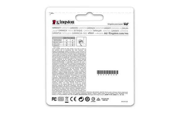 Kingston 16 Gt DataTraveler 50 USB 3.0 -muistitikku, Vihre&auml;/Hopea