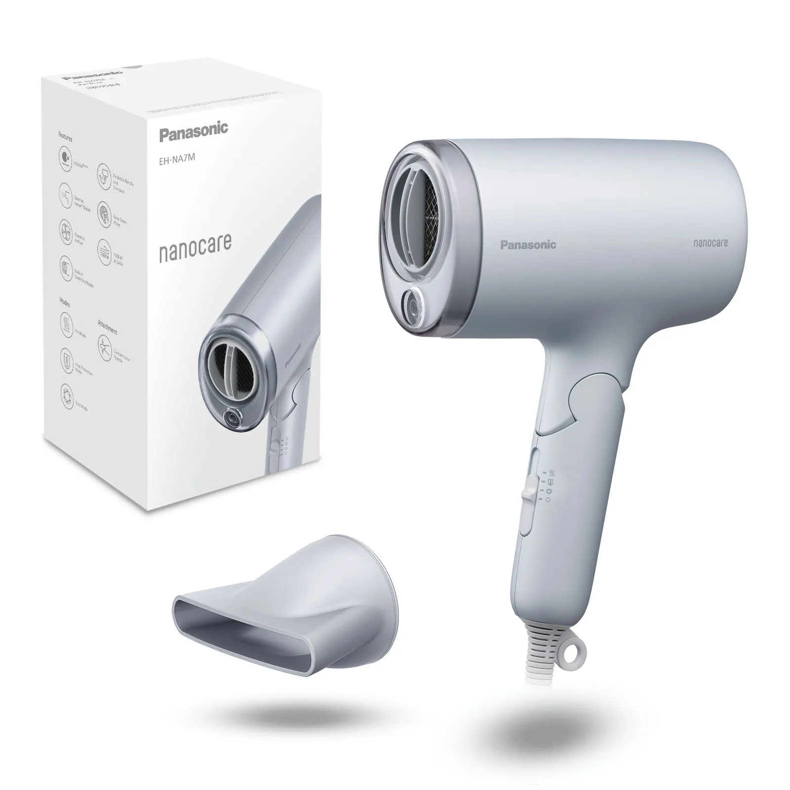 Panasonic nanoe Foldable EH-NA7M, 1600W - hair dryer