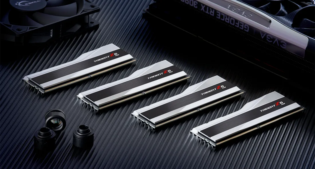 G.Skill Trident Z5 RGB 32GB (2 x 16GB) DDR5 6000 MHz, CL36 - memory, Silver
