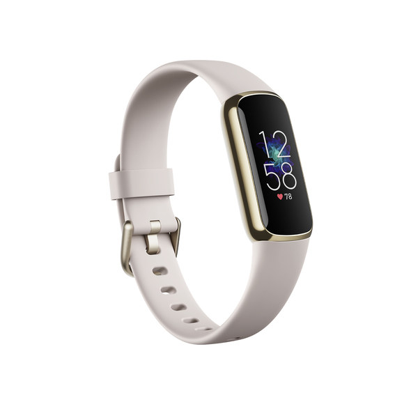 Fitbit Luxe - activity tracker, lunar white/soft gold