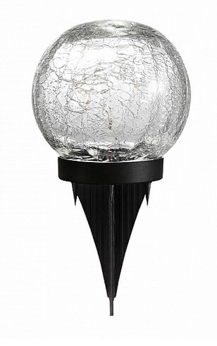 SUPERFIRE FF16-A Solar Garden Lamp, Stainless Steel, 600 mAh