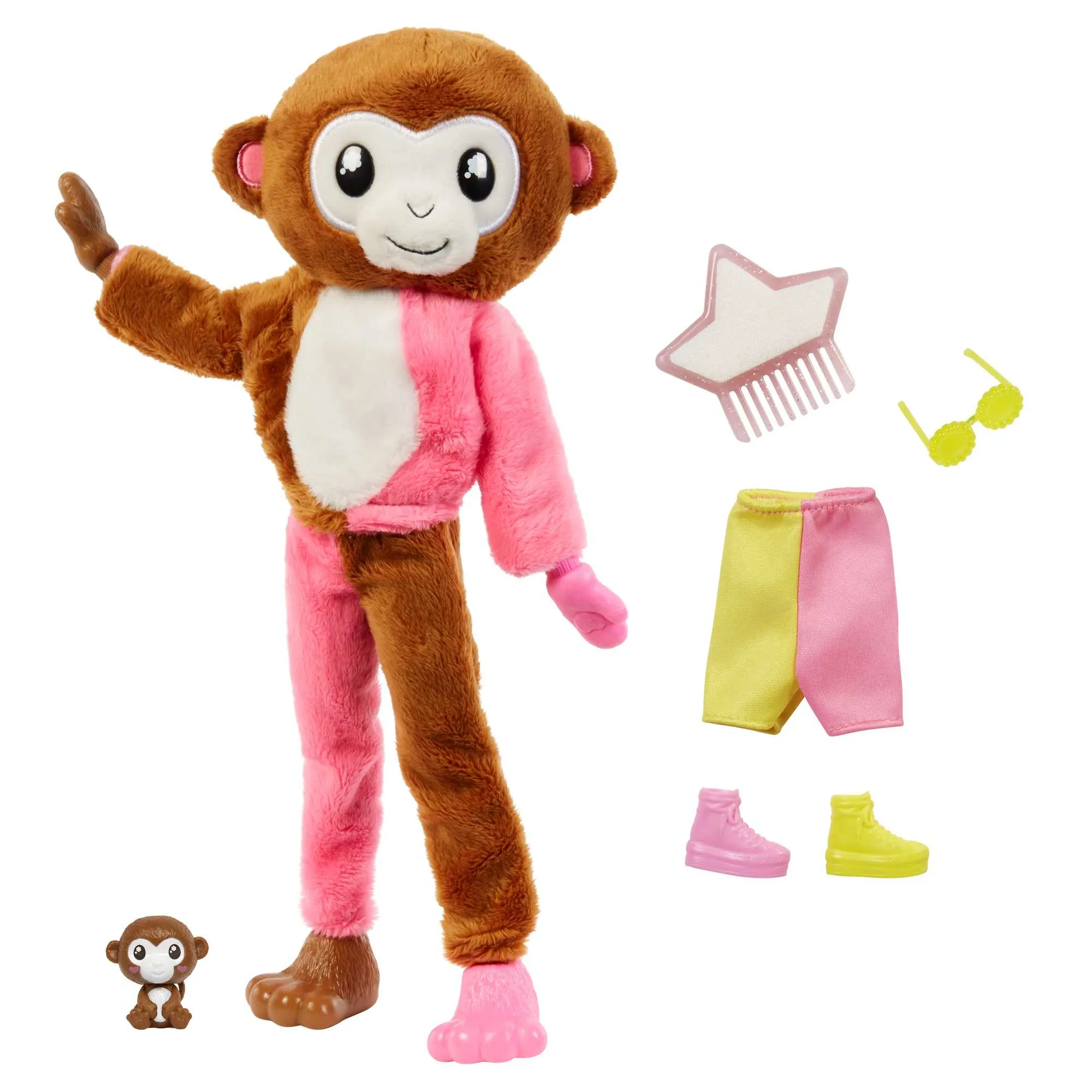 Mattel Barbie Cutie Reveal Jungle Series - Monkey, toy figure