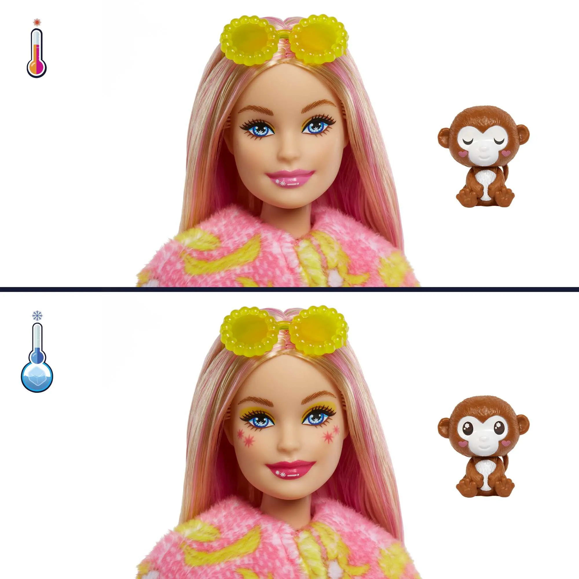 Mattel Barbie Cutie Reveal Jungle Series - Monkey, toy figure