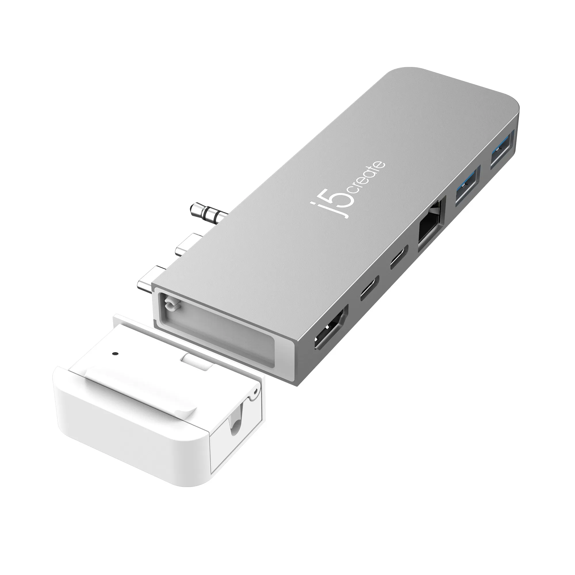 J5 Create 4K60 ELITE PRO USB4 HUB WITH - MAGSAFE KIT SPACE GREY/WHITE