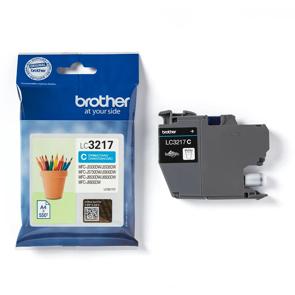 Brother  LC3217C -mustekasetti, Syaani