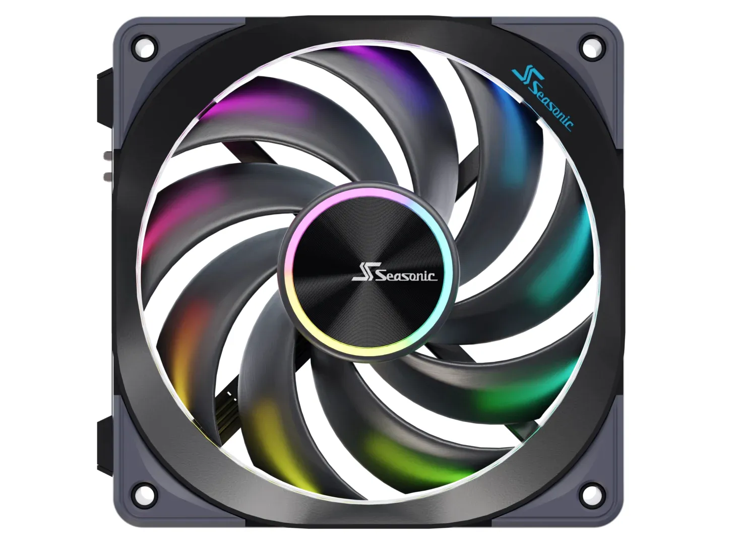 Seasonic MagFlow ARGB 120mm - case fan, black, 1pcs