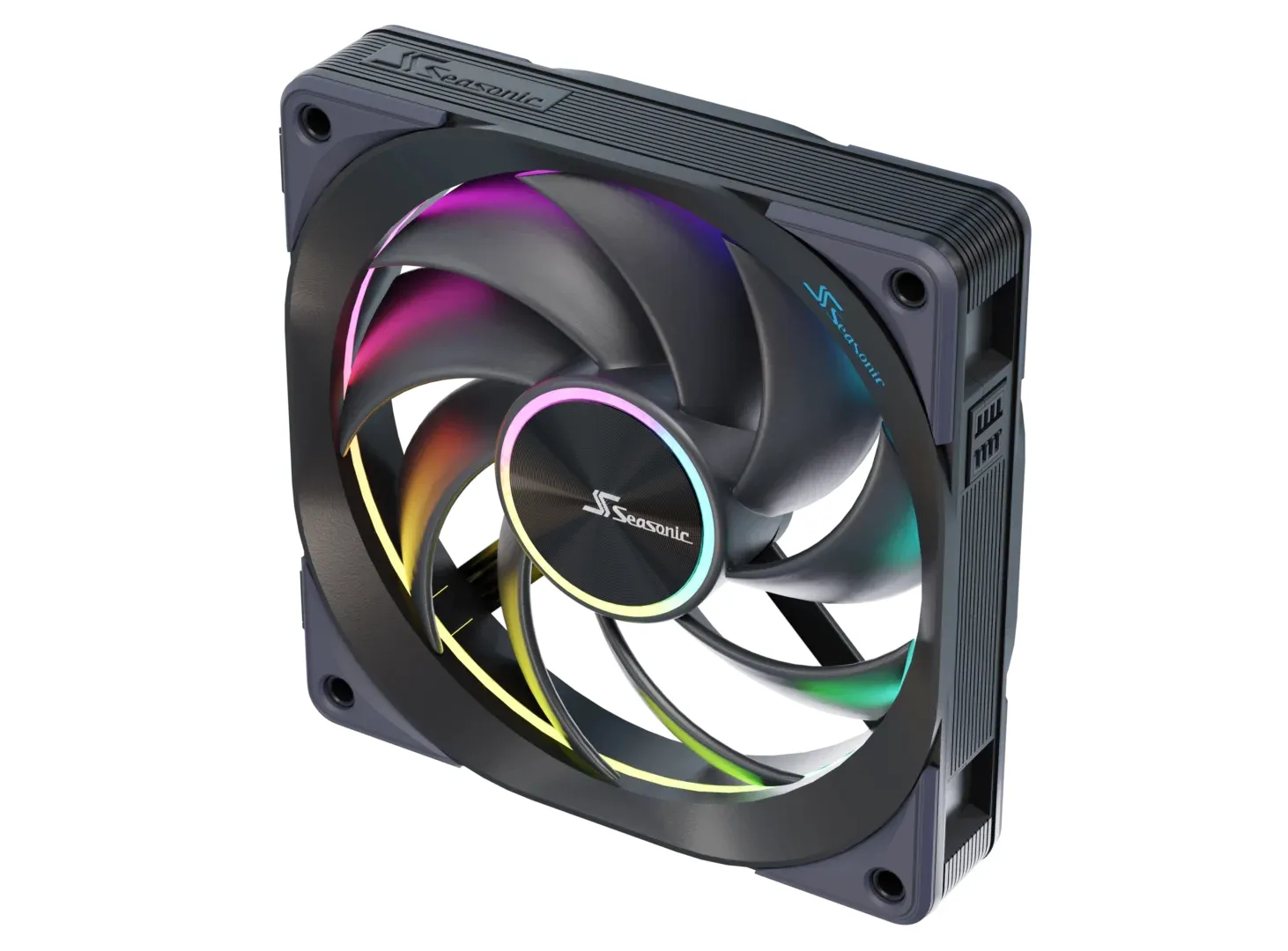 Seasonic MagFlow ARGB 120mm - case fan, black, 1pcs