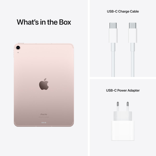 Apple iPad Air 10,9&quot; 256 GB Wi-Fi + Cellular, Rosa (2022)