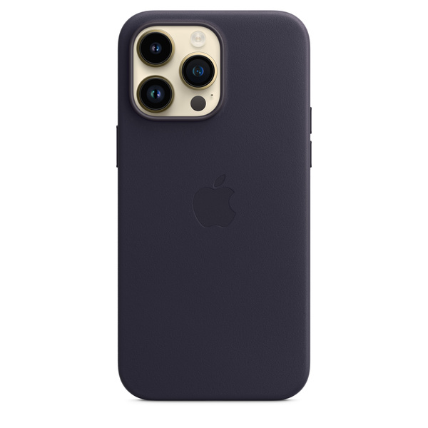 Apple iPhone 14 Pro Max, MagSafe - leather case, Ink