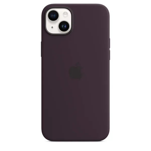 Apple iPhone 14 Plus, MagSafe - silikonskal, Fl&auml;derb&auml;r