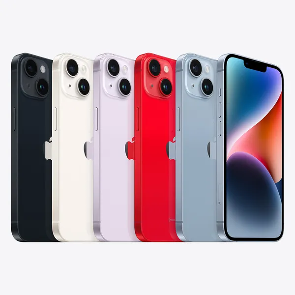 Apple iPhone 14 256 GB iOS - mobiltelefon, Midnatt