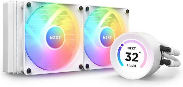 NZXT Kraken Elite 240mm RGB Liquid Cooler, White