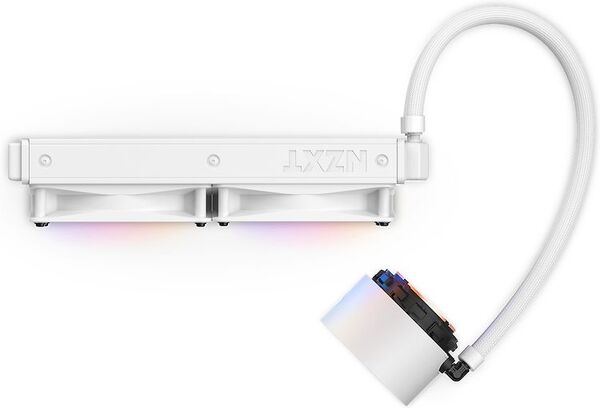 NZXT Kraken Elite 240mm RGB -nestej&auml;&auml;hdytin, valkoinen