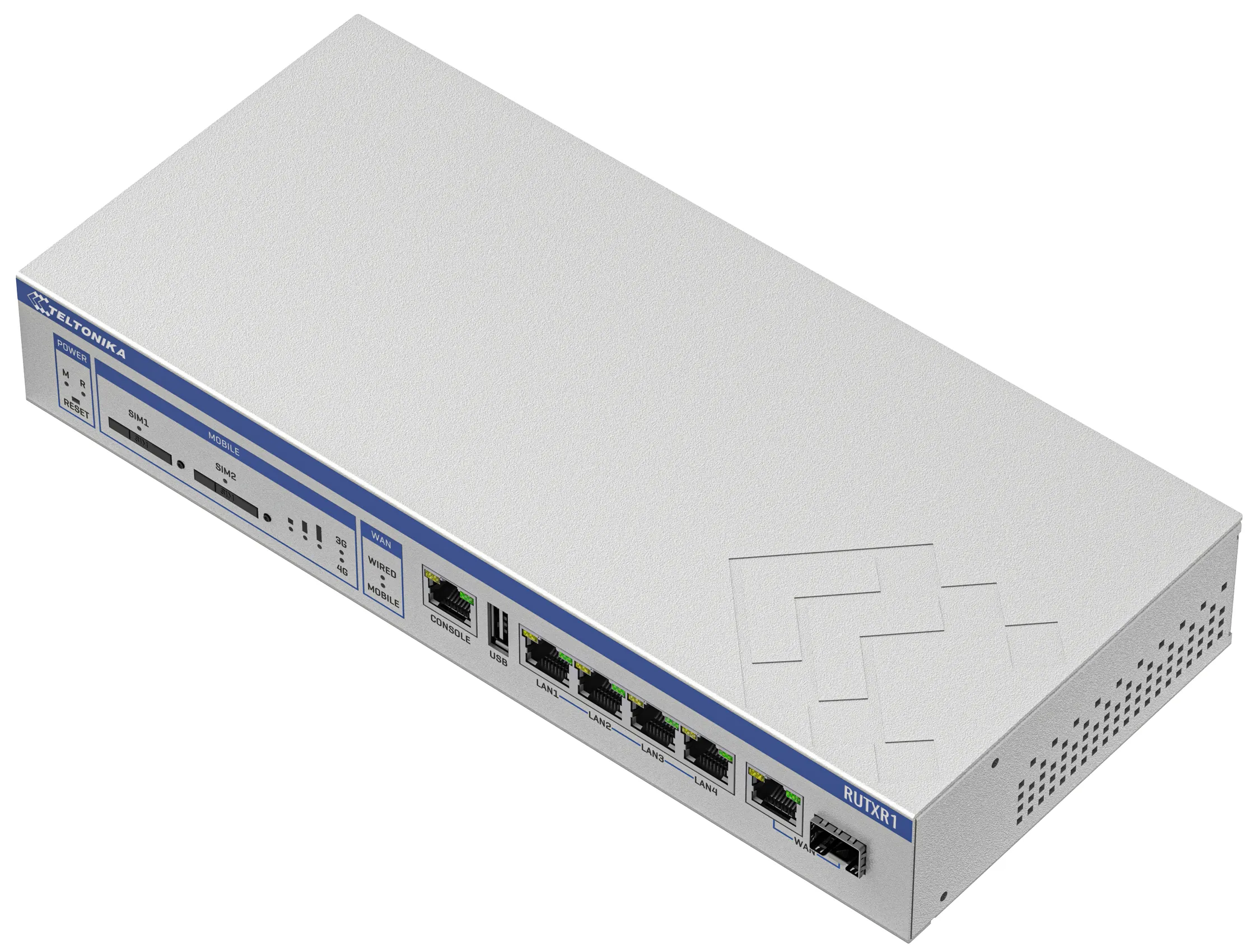 Teltonika RUTXR1 2x Sim 4x Eth 1x Combo SFP/Eth port rack mounted