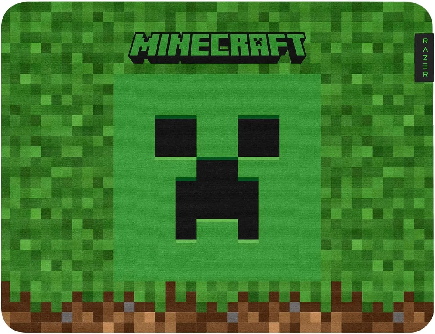 Razer Gigantus V2 Medium Minecraft Edition -pelihiirimatto, 360x275 mm, vihre&auml;