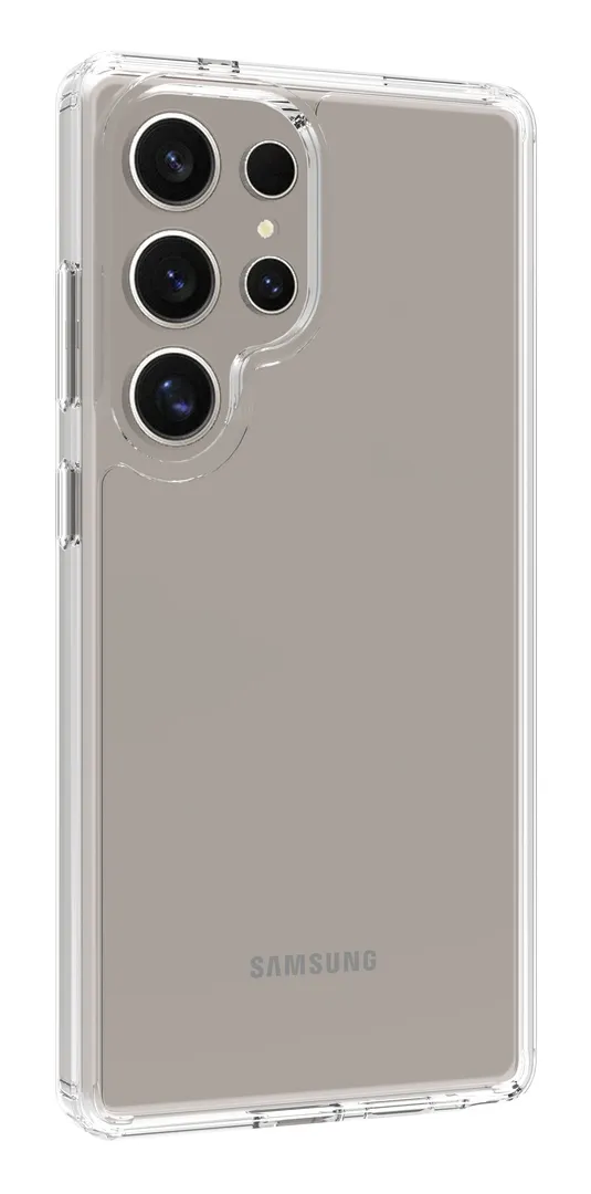 Screenor Bumper, Galaxy S25 Ultra -suojakuori, Läpinäkyvä