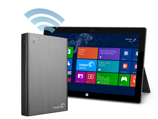 Seagate Wireless Plus 2,5" 1TB Extern WIFI802.11/USB3.0