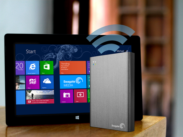 Seagate Wireless Plus 2,5" 1TB Extern WIFI802.11/USB3.0