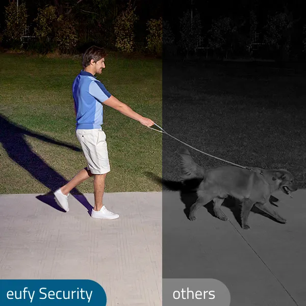 Eufy Security Floodlight Cam 2K - outdoor surveillance camera, white