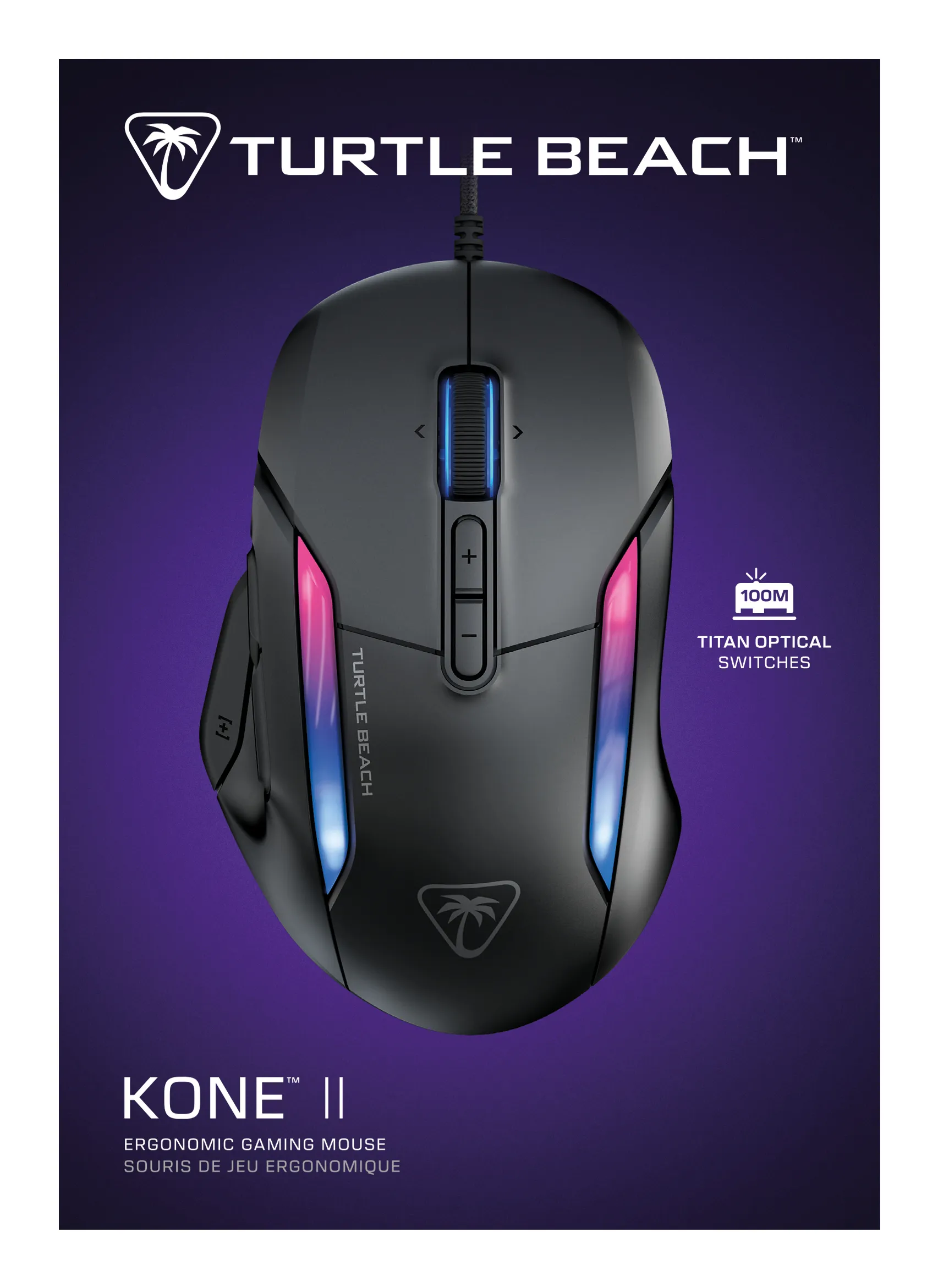 Turtle Beach Kone II - gaming mouse, black