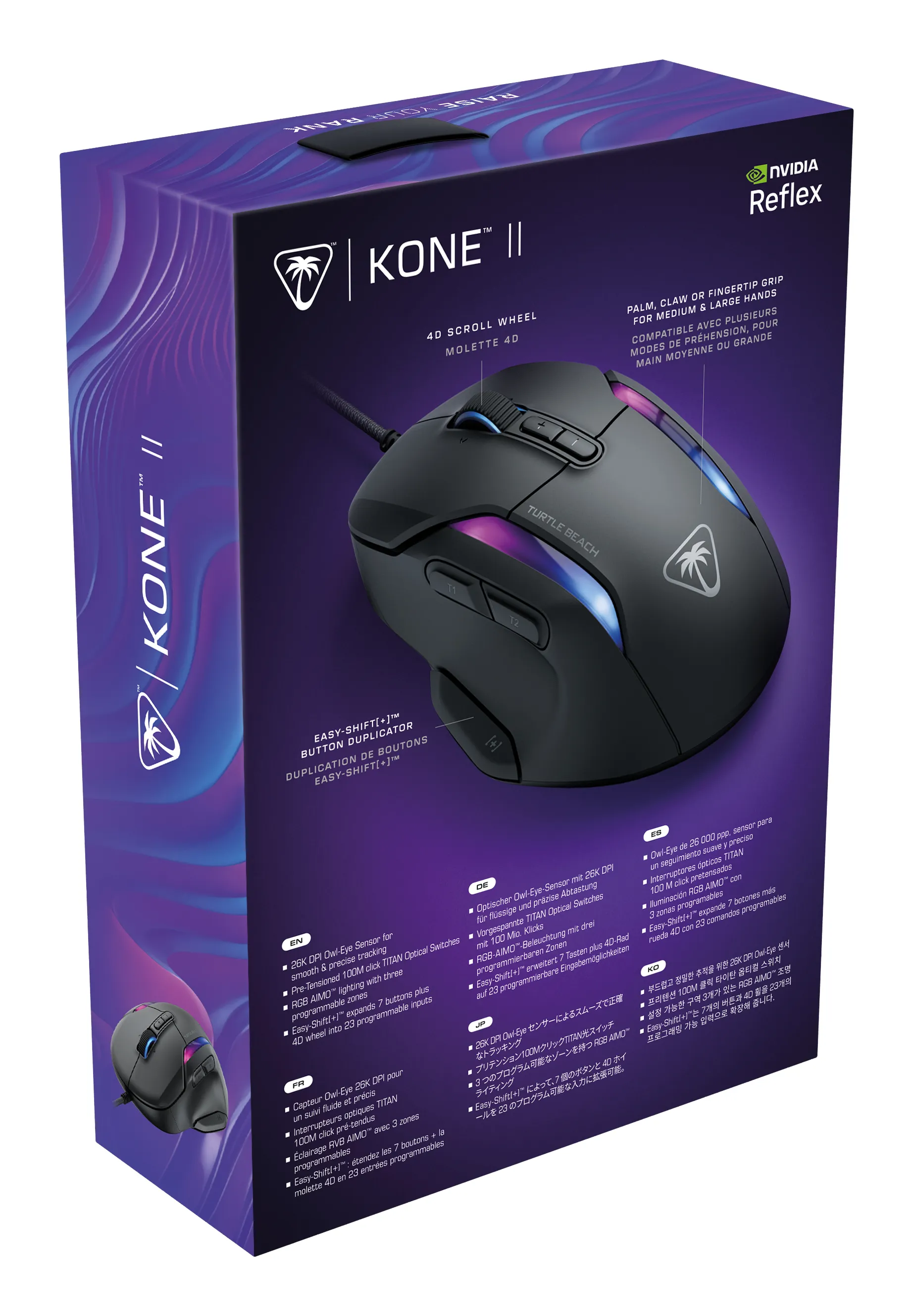 Turtle Beach Kone II - gaming mouse, black