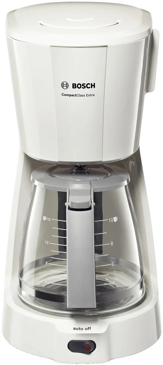 Bosch Compact Class TKA3A031 -kahvinkeitin, Harmaa, Valkoinen